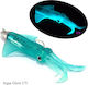 Squid Jigs Fluorescent 150gr Aqua Glow UV