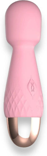 Power Escorts Mini Wand De Luxe Pink 11.6 Cm 4.5 Inch Silicone Wand Massager