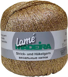 Knitting Yarn Metallic Madeira Gold 421