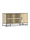 Metallic Shoe Organizer Beige 100x40x53.5cm