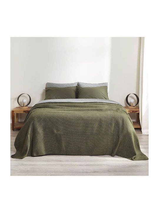 Cannon Cotton Fresh Decke Einzeln 170x220cm Olive