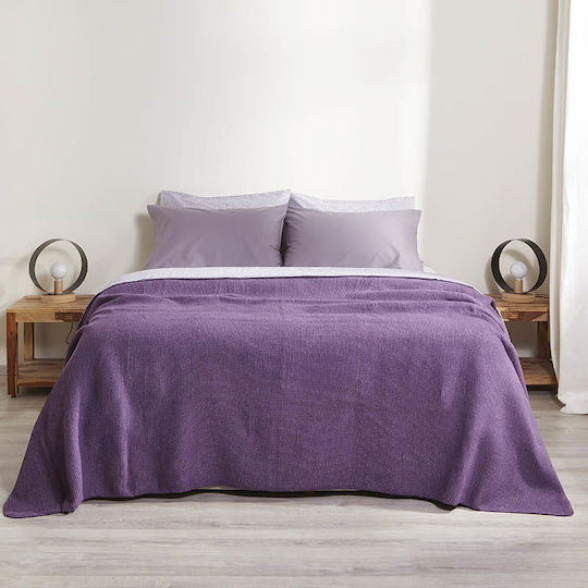 Cannon Pătură Simplă Din Bumbac Fresh 170x220 Cm Lila