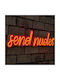 Decorative Wall Lamp Send Nudes 395ngr1718 60x2x13cm Led 15.1w Red Wallity