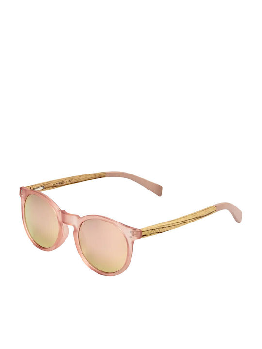 Cairn Damen Sonnenbrille mit Rosa Kunststoff Gestell und Rosa Spiegel Linse WHYPE-62TU