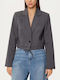 Only Alana Kurz Damen Blazer Blackened Pearl