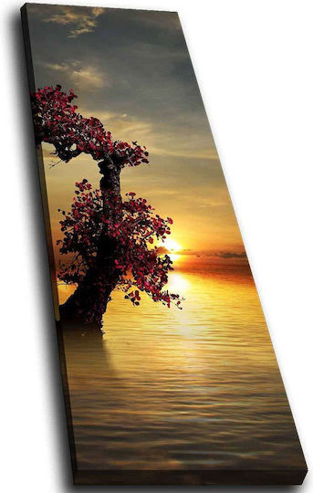 Wallity Πίνακας σε Καμβά με LED Φωτισμό 30x90cm