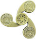 Fidget Spinner 3 Blätter Stern Gold