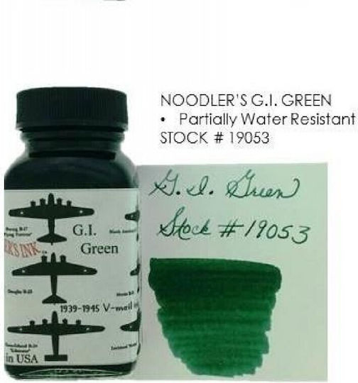 Noodler's VMail GI Ανταλλακτικό Μελάνι για Πένα Πράσινο 90ml