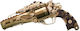 Classic Golden Revolver Hc Wood Puzzle 3D 176pcs