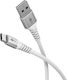 Goobay USB 2.0 Cable USB-C male - USB-A 60W Λευκό 1m 74530