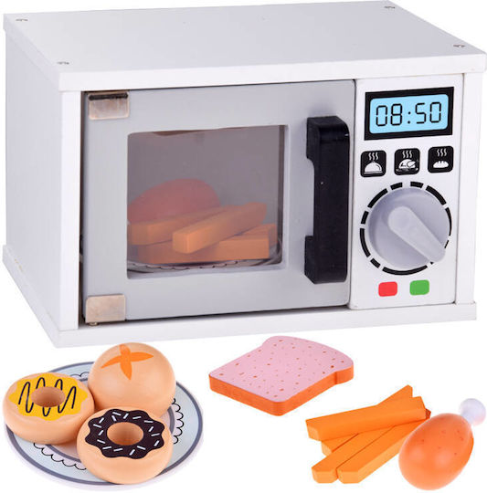 Jokomisiada Children's Household Appliance Microwave Oven made of Wood