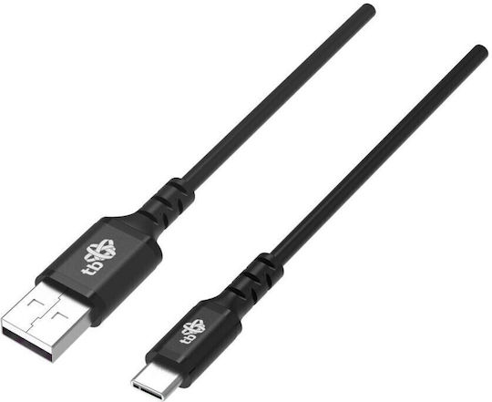 Tb Energy USB 2.0 Cable USB-C male - USB-A Μαύρο 1.5m