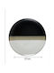 SDS Plate Shallow Ceramic Black with Diameter 27cm
