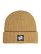 Dot Label Beanie Unisex Beanie Knitted in Brown color