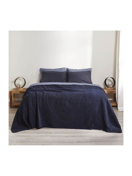 Cannon Cotton Fresh Decke Einzeln 170x220cm Navy