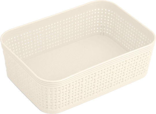 Cyclops Storage Basket Plastic White 1.6lt 1pcs