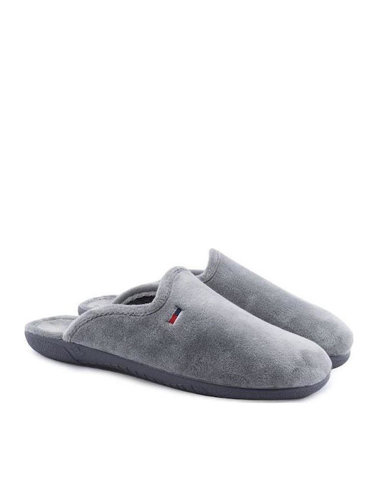 Adam's Shoes Men's Slipper Light Grey