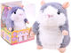 Jokomisiada Plüsch Hamster Grau 10 cm