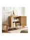 Cabinet Storage Wooden L80xW37.5xH88cm