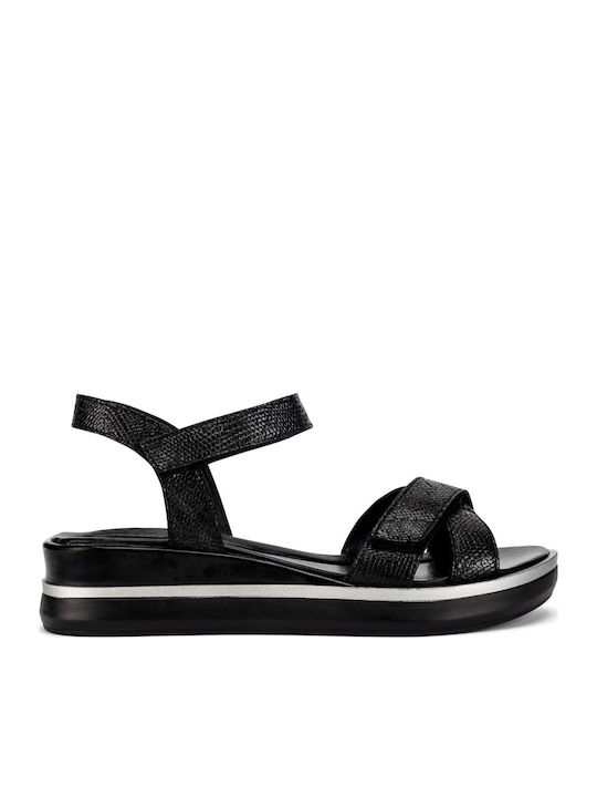 Sandale casual damă în Culoare Negru