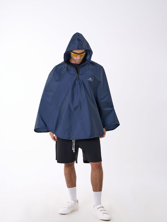 Poncho Anorak Impermeabil pentru Ciclist Albast...