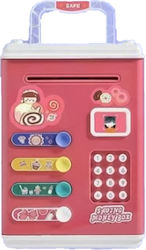Elektronischer Kindertresor Code Spardose Pink ...