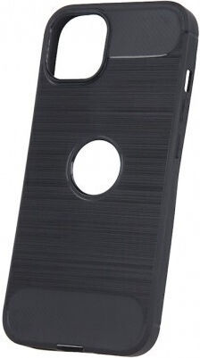 Oppo A15 A15s A35 Testa Carbon Silicone Black