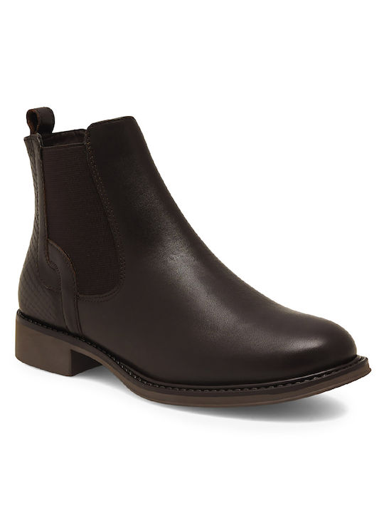Damen Chelsea Stiefeletten Braun