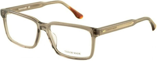 Tailor Made Men's Acetate Grey Prescription Eyeglass Frame TM15238-C4