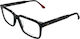 Tailor Made Men's Acetate Prescription Eyeglass Frame Black TM15238-C1