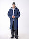 Anorak Wasserdichter Trenchcoat Walker Flex X-lang Blau