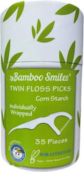 Bamboo Smiles Οδοντικό Νήμα 35τμχ