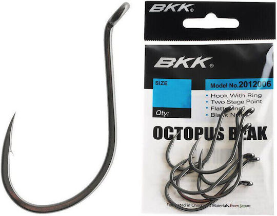 Cârlige Negre Bkk Octopus Beak 6/0 7buc