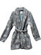 Natura Kids' Robe Winter Fleece Gray