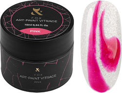 Fox Art Paint Vitrage Gel Pink 2in1 10ml