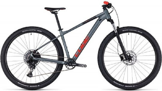 CUBE Analog 29" 2024 Κόκκινο Mountain Bike με 12 Ταχύτητες και Υδραυλικά Δισκόφρενα