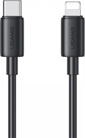 Usams Us-sj712 USB-C to Lightning Cable 30W Black 1m (SJ712USB01)