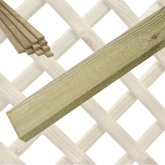 Showood Pichet pentru Împrejmuire Grădină din Lemn 1.2x3x240buc 1buc Green