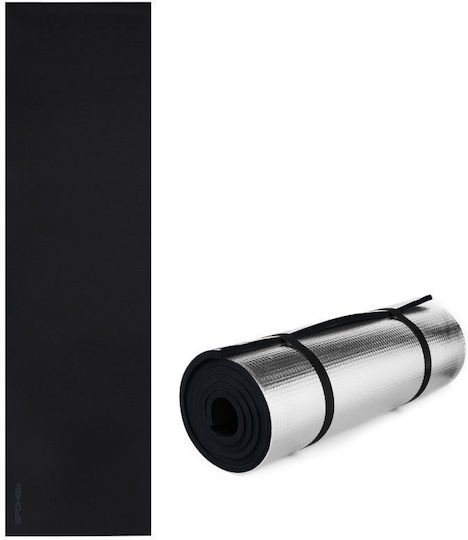 Spokey Hibernation Spumant Single Substrat Camping 180x50cm Grosime 1cm în culoarea Negru