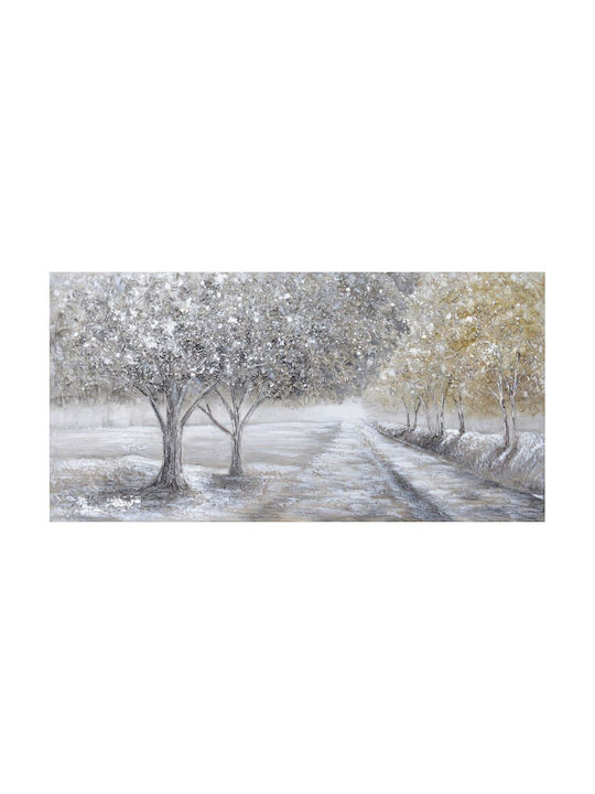 Καρβούνης Δρόμο Πίνακας σε Καμβά 60x120cm