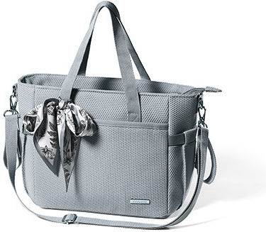 Babyono Shoulder Bag - Changing Mat Carmen Gray 30x26x16cm