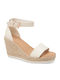 Women's Platform Espadrilles Beige