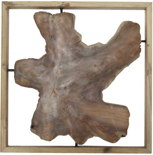 Soulworks Decorațiune Pentru Perete Minle Din Lemn 60x6x60cm