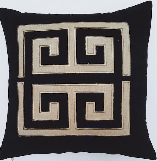 F&L Възглавница За Диван Черна 45x45см 2208 А