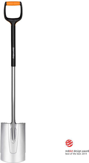 Lopată de plantare și margine Fiskars Xact cu vârf rotunjit lung 1200 mm 2060 g