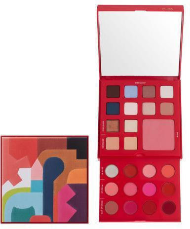 Pupa Pupart M Make-up Palette Red Παλέτα με Σκιές Ματιών Matte σε Στερεή Μορφή Red 18.8gr