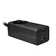 Usb Charger Ak-ch-21 Ac 230v + Usb-a + 2x Usb-c Pd 5-20v Max 5a 65w Quick Charge 3.0 Gan