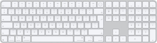 Apple Magic Kabellos Bluetooth Nur Tastatur Internationales Englisch Weiß