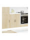 Lucca Dulap pentru Chiuvetă Sonoma Oak 60x46x81.5buc