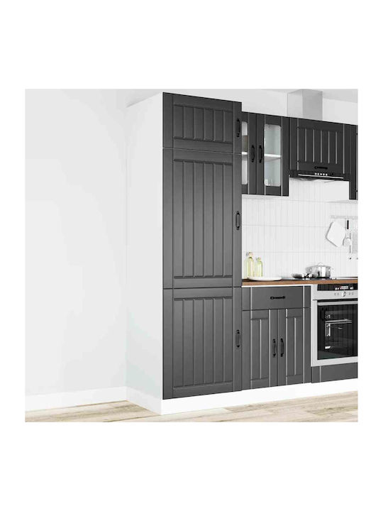 Lucca Küchensäule Black 60x57x207Stück